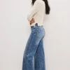 GOOD AMERICAN GOOD WAIST PALAZZO COMPRESSION JEANS | INDIGO837