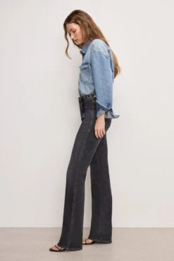 GOOD AMERICAN GOOD COWBOY BOOTCUT JEANS | BLACK354 -GOOD AMERICAN STORE 3.241205 08 GCOWB175BS K354 A 0138