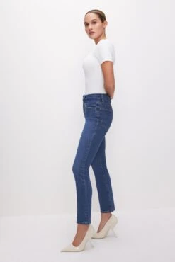 GOOD LEGS STRAIGHT JEANS | BLUE007 -GOOD AMERICAN STORE 30 GLS873T B007 SP24 0019