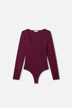 GOOD AMERICAN SCUBA SCOOP NECK BODYSUIT | FIG007