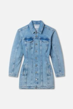 GOOD AMERICAN BARREL LONG SLEEVE MINI DRESS | INDIGO911