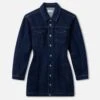 GOOD AMERICAN BARREL LONG SLEEVE MINI DRESS | INDIGO982 -GOOD AMERICAN STORE 38