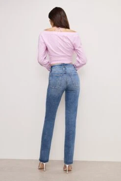 GOOD AMERICAN ALWAYS FITS GOOD LEGS STRAIGHT JEANS LONG | INDIGO316 17 GOOD AMERICAN ALWAYS FITS GOOD LEGS STRAIGHT JEANS LONG | INDIGO316 -GOOD AMERICAN STORE 5.241125 41 GLAF478TLI I316 GLS A 0134