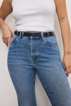 GOOD AMERICAN ALWAYS FITS GOOD LEGS FLARE JEANS | INDIGO316 19 GOOD AMERICAN ALWAYS FITS GOOD LEGS FLARE JEANS | INDIGO316 -GOOD AMERICAN STORE 5.241210 27 GLFAFDTH478T I316 GLF B 3519
