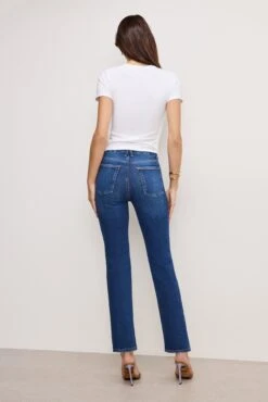 GOOD AMERICAN ALWAYS FITS GOOD LEGS STRAIGHT JEANS | INDIGO571 18 GOOD AMERICAN ALWAYS FITS GOOD LEGS STRAIGHT JEANS | INDIGO571 -GOOD AMERICAN STORE 6.241125 43 GLSTAF739T I571 GLS A 0147