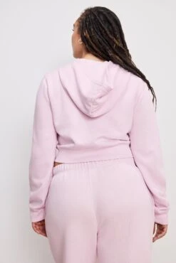 BRUSHED FLEECE ZIP HOODIE | WASHED COTTON CANDY PINK001 -GOOD AMERICAN STORE 7.241009 27 GS0466VN WCP1 B 3626