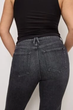 GOOD AMERICAN GOOD COWBOY BOOTCUT JEANS | BLACK354 -GOOD AMERICAN STORE 9.241210 25 GCOWB175BS K354 B 3302