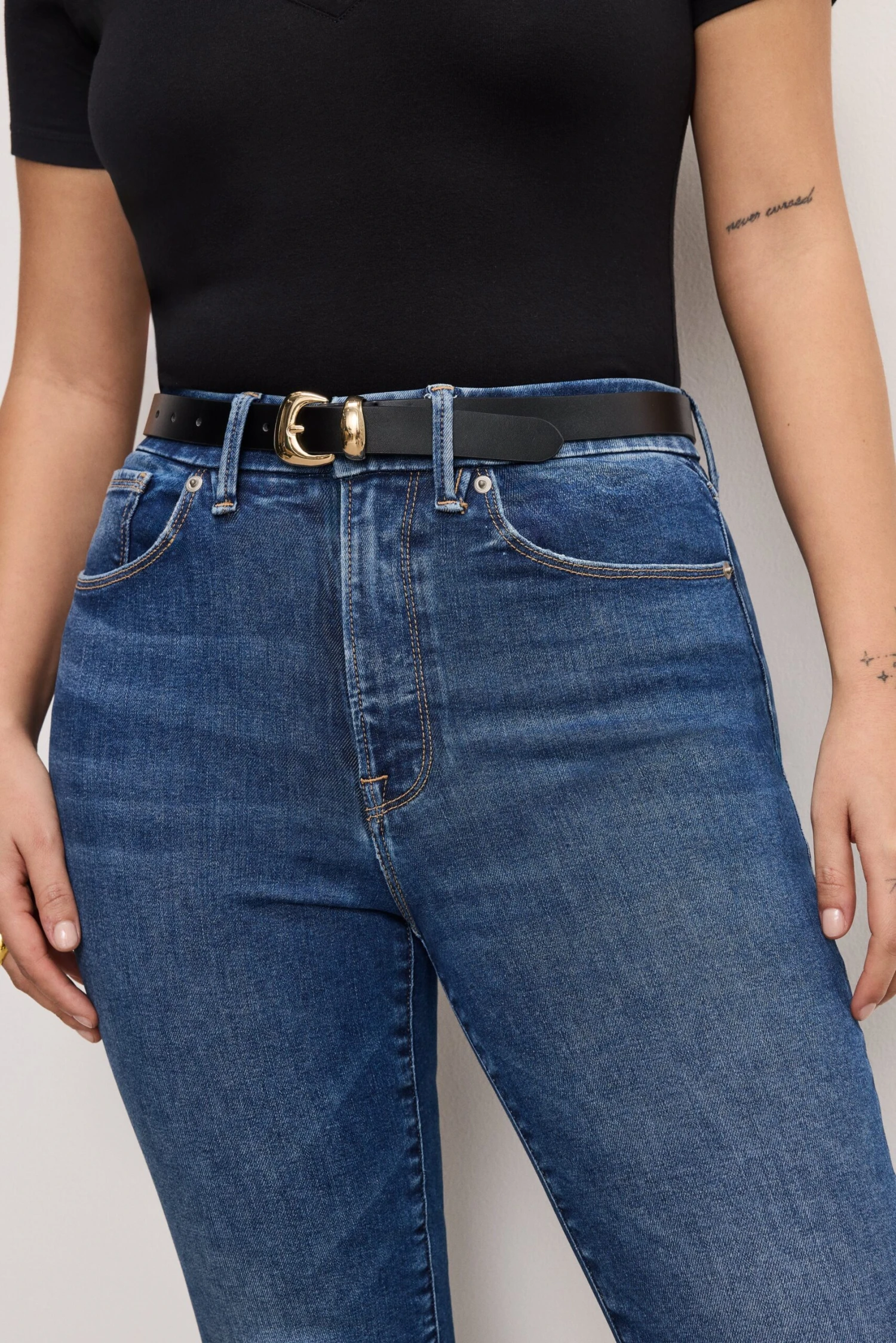 GOOD AMERICAN ALWAYS FITS GOOD LEGS STRAIGHT JEANS | INDIGO571 10 GOOD AMERICAN ALWAYS FITS GOOD LEGS STRAIGHT JEANS | INDIGO571 - Image 9