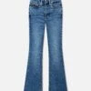 GOOD AMERICAN GOOD CLASSIC BOOTCUT COMPRESSION JEANS | INDIGO254 -GOOD AMERICAN STORE GCB014TE I254 1