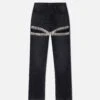 GOOD AMERICAN GOOD ICON STRAIGHT DIAMOND JEANS | BLACK376 -GOOD AMERICAN STORE GFD150B K376 1