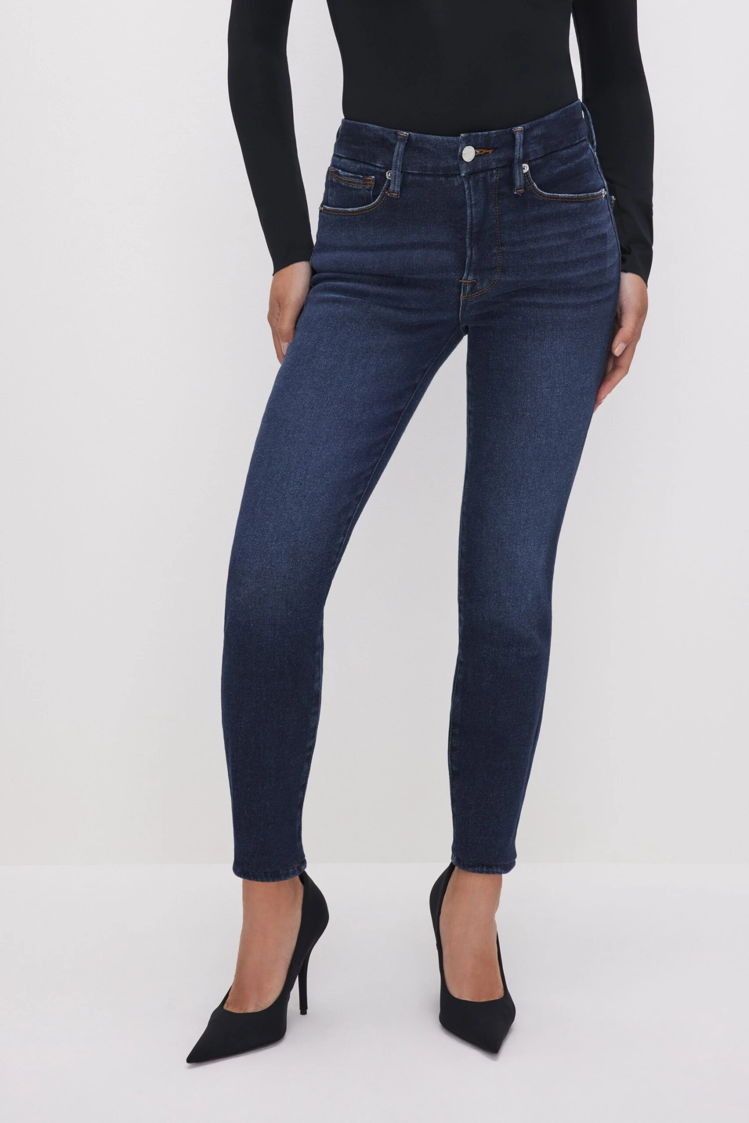 GOOD AMERICAN GOOD PETITE SKINNY JEANS | BLUE866 4 GOOD AMERICAN GOOD PETITE SKINNY JEANS | BLUE866 - Image 2