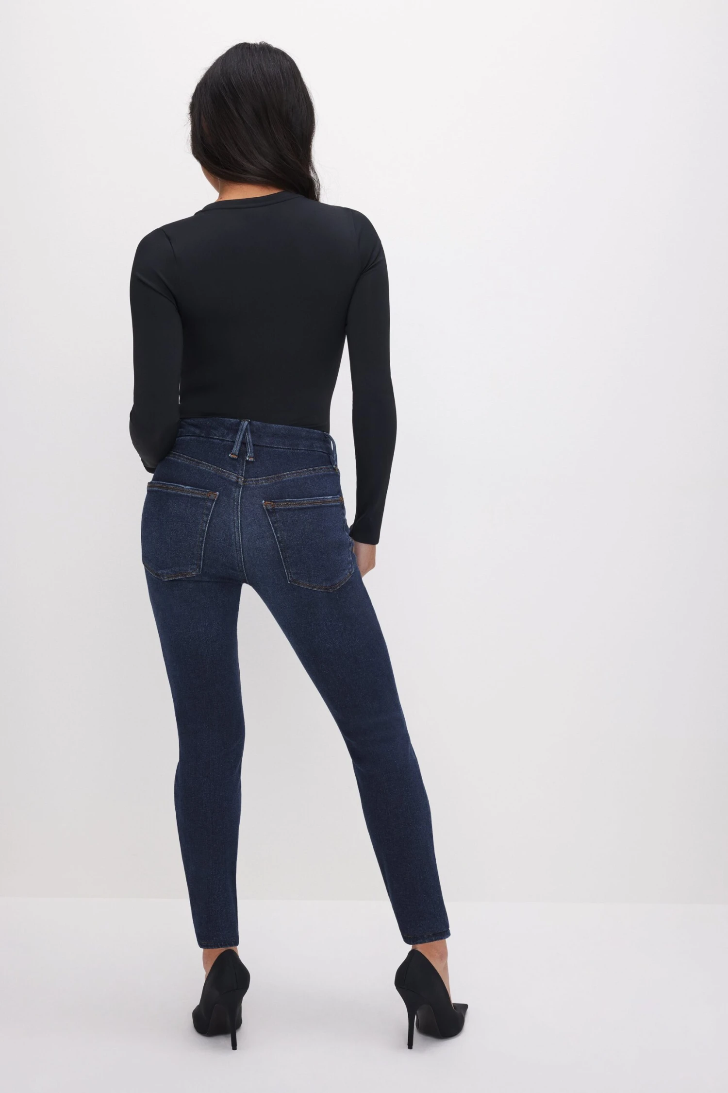 GOOD AMERICAN GOOD PETITE SKINNY JEANS | BLUE866 6 GOOD AMERICAN GOOD PETITE SKINNY JEANS | BLUE866 - Image 4