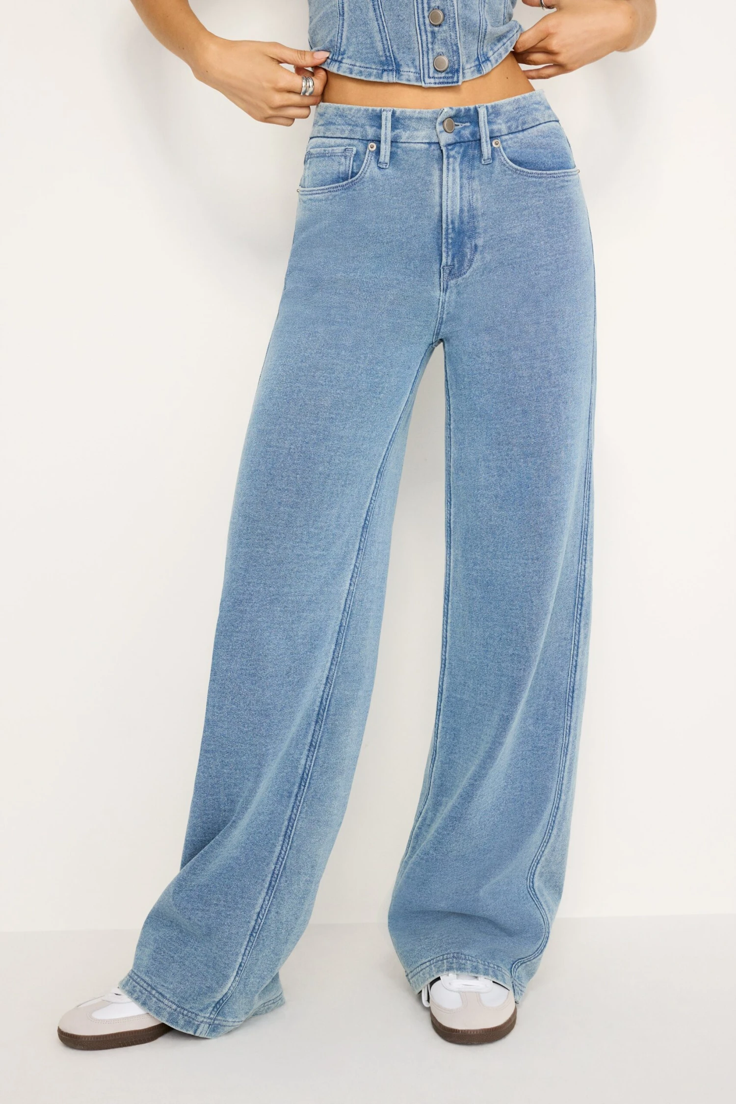 GOOD AMERICAN JEANIUS GOOD SKATE SWEATPANTS | INDIGO586 4 GOOD AMERICAN JEANIUS GOOD SKATE SWEATPANTS | INDIGO586 - Image 2