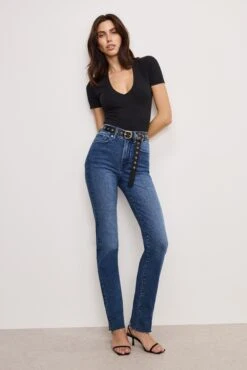 SKINNY EYELET BELT | BLACK001 7 SKINNY EYELET BELT | BLACK001 -GOOD AMERICAN STORE H 241125 12 GAB039 K001 A 0011