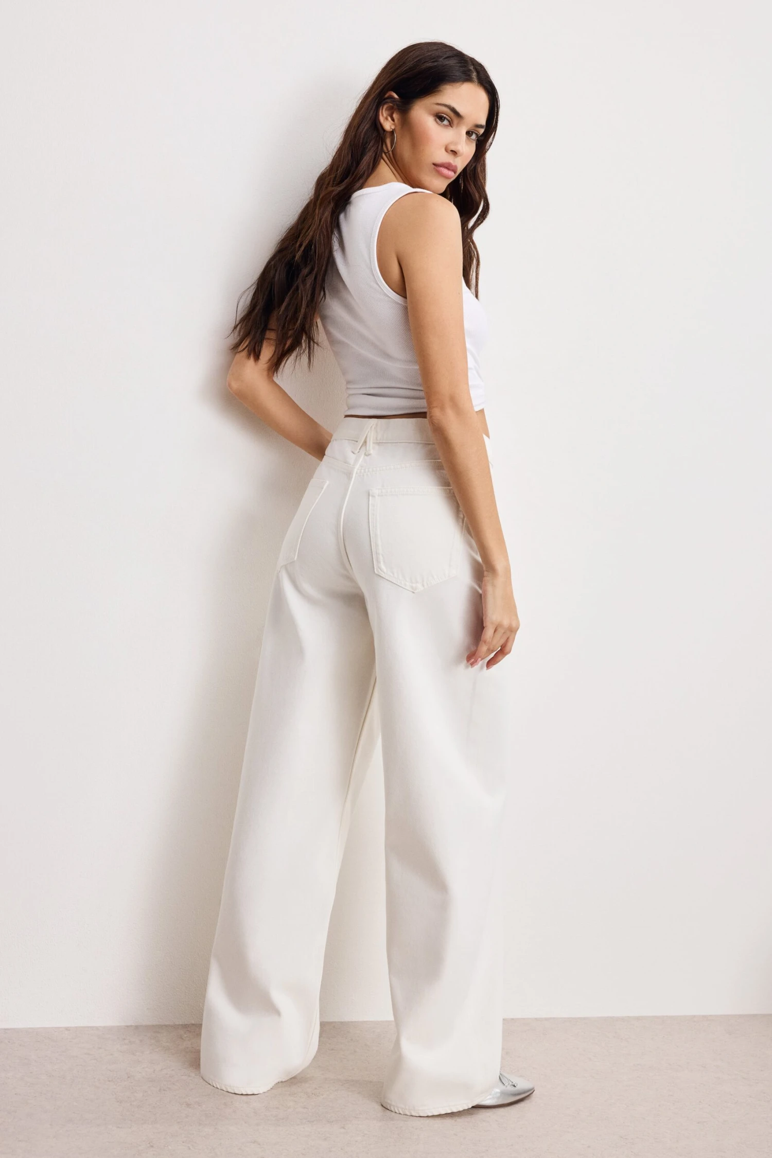 GOOD LOW RISE BAGGY JEANS | CLOUD WHITE 4 GOOD LOW RISE BAGGY JEANS | CLOUD WHITE - Image 2