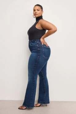 GOOD AMERICAN SOFT TECH GOOD CLASSIC SLIM BOOTCUT JEANS | INDIGO511 -GOOD AMERICAN STORE H 250225 05 GCLBCH960T I511 C 0637