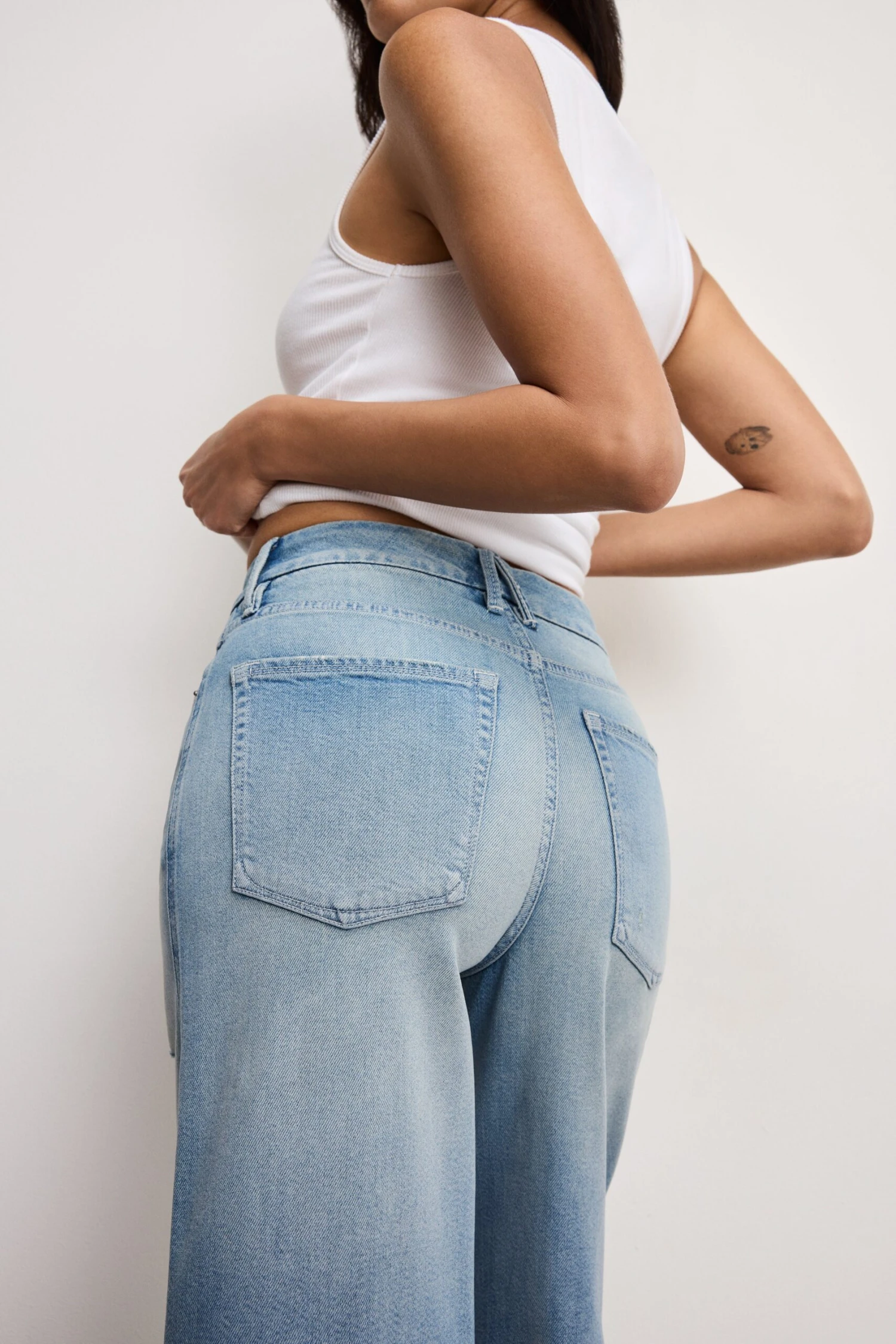 GOOD SKATE WIDE CROPPED JEANS | INDIGO958 9 GOOD SKATE WIDE CROPPED JEANS | INDIGO958 - Image 7