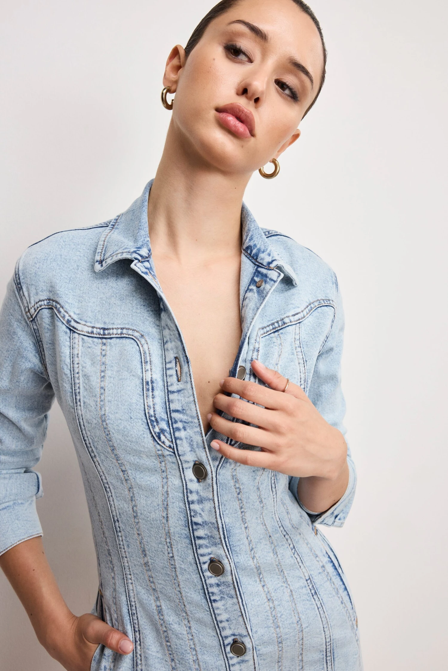 GOOD AMERICAN DOLLY DENIM CORSET DRESS | INDIGO1022 4 GOOD AMERICAN DOLLY DENIM CORSET DRESS | INDIGO1022 - Image 2