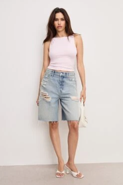 GOOD AMERICAN WEIGHTLESS SCUBA SLEEVELESS TANK | COTTON CANDY PINK003 -GOOD AMERICAN STORE H 250328 21 GT0658 CP03 0002