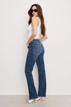 GOOD AMERICAN GOOD LEGS STRAIGHT JEANS | BLUE004 15 GOOD AMERICAN GOOD LEGS STRAIGHT JEANS | BLUE004 -GOOD AMERICAN STORE H 250328 22 GLS873TLI B004 0087