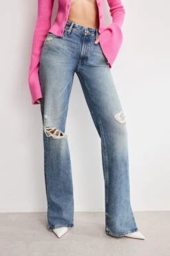 GOOD AMERICAN THE KHLOÉ JEAN LONG | INDIGO1017 -GOOD AMERICAN STORE H 250513 27 GKHLODKH156S I1017 A 3377