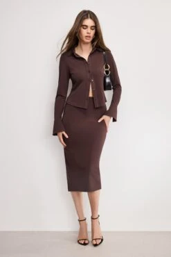 GOOD AMERICAN MATTE JERSEY LONG SLEEVE TOP | BARK003 9 GOOD AMERICAN MATTE JERSEY LONG SLEEVE TOP | BARK003 -GOOD AMERICAN STORE H 250513 33 GT0645 BK03 A 4104