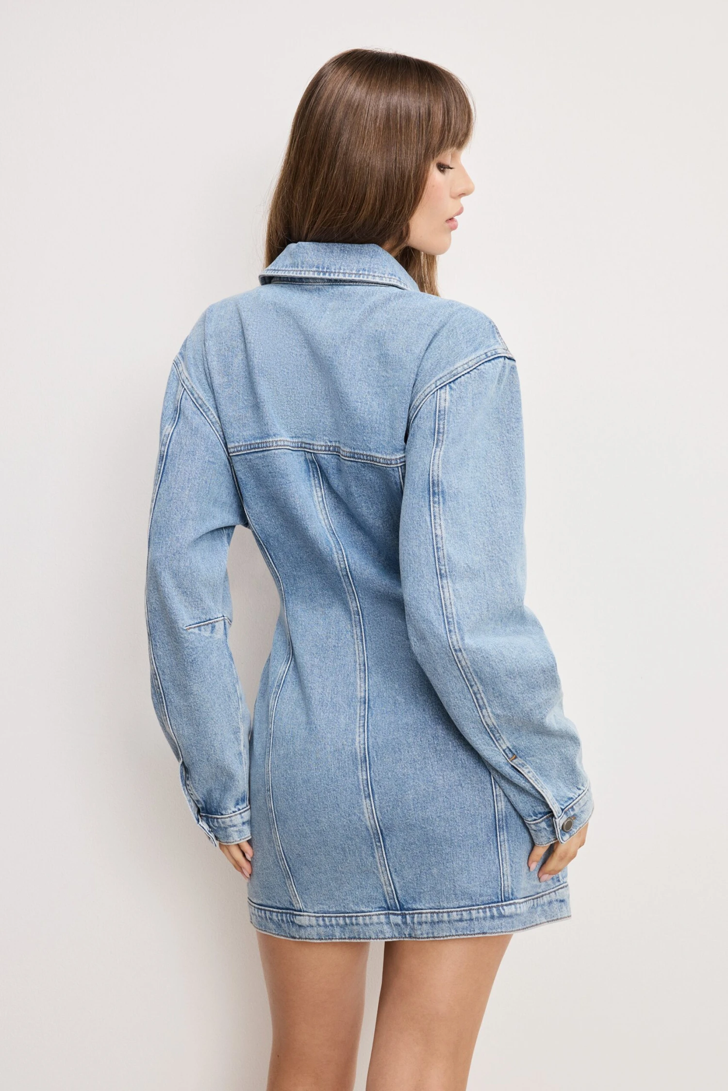 GOOD AMERICAN BARREL LONG SLEEVE MINI DRESS | INDIGO911 6 GOOD AMERICAN BARREL LONG SLEEVE MINI DRESS | INDIGO911 - Image 4