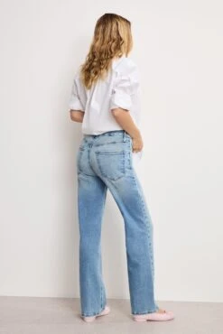 GOOD AMERICAN SOFT TECH GOOD TRUE STRAIGHT JEANS | INDIGO1073 -GOOD AMERICAN STORE H 250714 02 GNST960001 I1073 A 0478