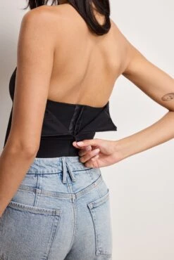 SCUBA CORSET STRAPLESS BODYSUIT | BLACK001 -GOOD AMERICAN STORE H 250226 08 GB0645 K001 A 1067