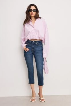 GOOD AMERICAN POPLIN BUBBLE SHIRT | CANDY STRIPE001 9 GOOD AMERICAN POPLIN BUBBLE SHIRT | CANDY STRIPE001 -GOOD AMERICAN STORE H 250328 35 GWT0333ST CDS1 0017