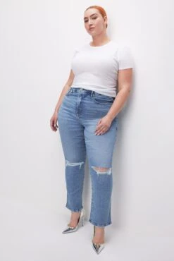 GOOD CURVE STRAIGHT JEANS | INDIGO628