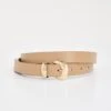 GOOD AMERICAN SKINNY BOLD BUCKLE BELT | TAN002 2 GOOD AMERICAN SKINNY BOLD BUCKLE BELT | TAN002 -GOOD AMERICAN STORE M 241212 BELTS31445