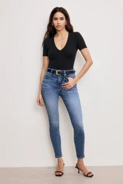 GOOD WAIST SKINNY CROPPEDJEANS | INDIGO326