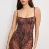 MESH BUSTIER BODYSUIT | JAVA WARPED LEOPARD001 -GOOD AMERICAN STORE M 250204 09 GB0597 JWL1 A 1153