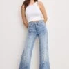 GOOD AMERICAN GOOD WAIST PALAZZO JEANS | INDIGO957 -GOOD AMERICAN STORE M 250328 15 GWPMSD15T I957 A 0029