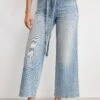 GOOD AMERICAN GOOD WAIST PALAZZO CROPPED JEANS | INDIGO999 1 GOOD AMERICAN GOOD WAIST PALAZZO CROPPED JEANS | INDIGO999 -GOOD AMERICAN STORE M 250501 42 GWPCBE384T I999 A 5293