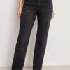 GOOD AMERICAN SOFT TECH GOOD TRUE STRAIGHT JEANS | BLACK343 -GOOD AMERICAN STORE M 250604 24 GNST960BT K343 A 3111