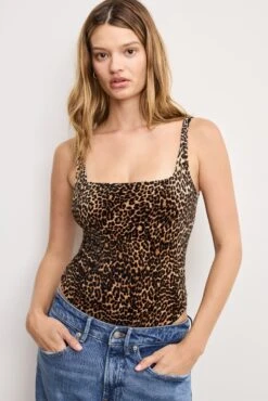 GOOD AMERICAN VELVET MODERN TANK BODYSUIT | MINI LUCKY LEOPARD -GOOD AMERICAN STORE M 250714 28 KEY GB0677 MLKL A 3786 eb4c8ab0 bd4a 4cc6 ba8d 0718cac300dc