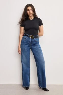 GOOD AMERICAN SOFT TECH GOOD PETITE SKATE WIDE JEANS | INDIGO891 13 GOOD AMERICAN SOFT TECH GOOD PETITE SKATE WIDE JEANS | INDIGO891 -GOOD AMERICAN STORE M 250714 39 GPESKA960001 I891 P 5497