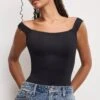 SCUBA CORSET BODYSUIT | BLACK001 -GOOD AMERICAN STORE M250320 26 GB0646 K001 A 0050