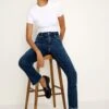 GOOD AMERICAN SOFT-TECH GOOD LEGS STRAIGHT JEANS | INDIGO511 -GOOD AMERICAN STORE M 240807 06 GLS960T I511 FALL24 A 0075