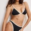 COMPRESSION PERFECT FIT BIKINI TOP | BLACK001 -GOOD AMERICAN STORE M 250204 03 GSW1285 K001 A 0454