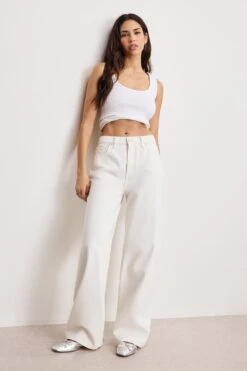 GOOD LOW RISE BAGGY JEANS | CLOUD WHITE