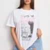 GOOD AMERICAN DOLLY OVERSIZED CONCERT TEE | WHITE001 -GOOD AMERICAN STORE M 250307 26 GT0699DP W001 4 0460