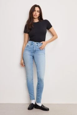 SOFT TECH GOOD LEGS SKINNY JEANS | INDIGO799 -GOOD AMERICAN STORE M 250328 18 GLDV960T I799 A KEY 0019
