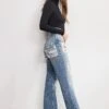 GOOD AMERICAN THE KHLOÉ JEAN LONG | INDIGO1067 -GOOD AMERICAN STORE M 250513 22 GKHLOSH156V I1067 A 2841