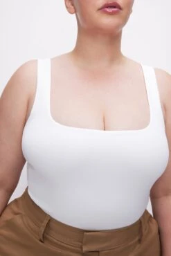 GOOD AMERICAN SCUBA MODERN TANK BODYSUIT | WHITE001 -GOOD AMERICAN STORE T 230614 01 GB0375 W001 FALL23 C 0014