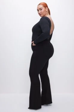 GOOD AMERICAN GOOD CLASSIC BOOTCUT JEANS | BLACK001 -GOOD AMERICAN STORE T 230913 21 GCB47SBTE K001 HOL23 C 0053